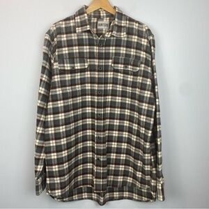 Hunters • heavyweight plaid flannel shirt